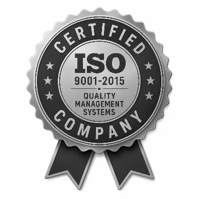 ISO 9001:2015 certificate emblem